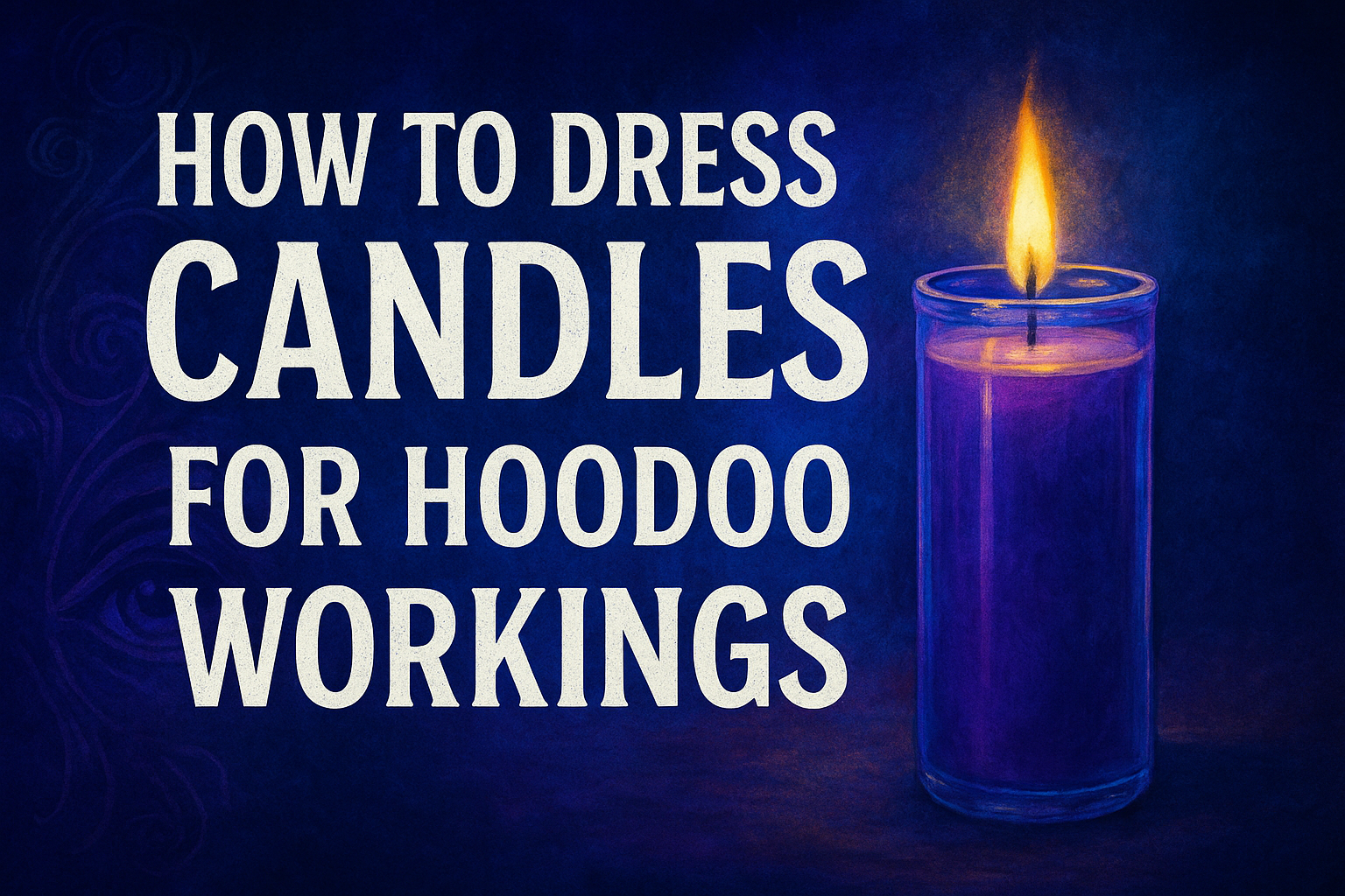 How to Dress Candles for Hoodoo Workings